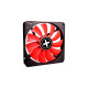 Xilence Performance C Serie 140x140x25, Gehäuselüfter(schwarz/rot)