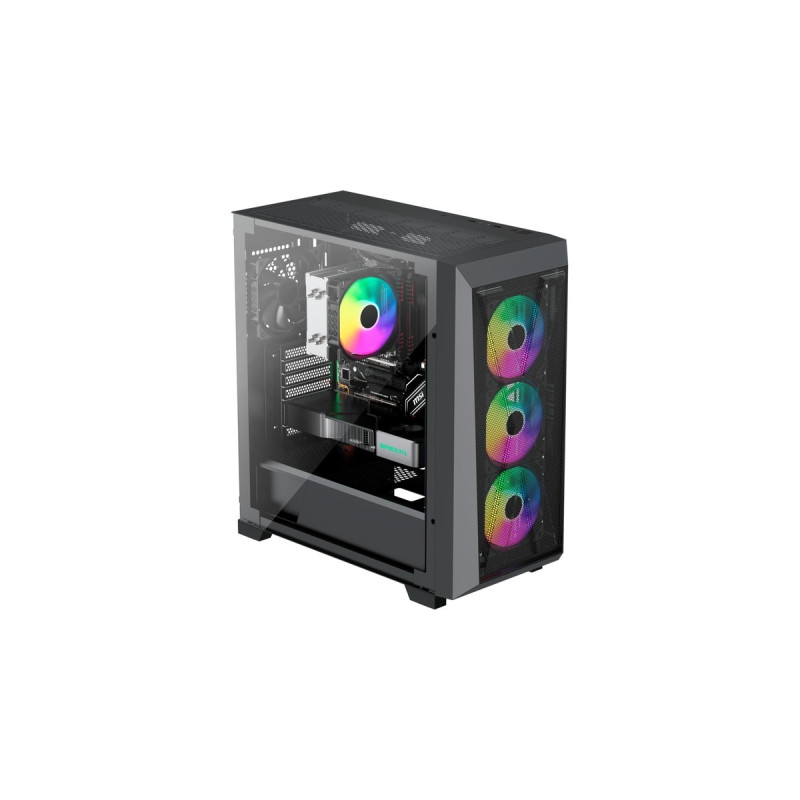 Xilence XILENT X X912.ARGB, Tower-Gehäuse(schwarz, Tempered Glass)
