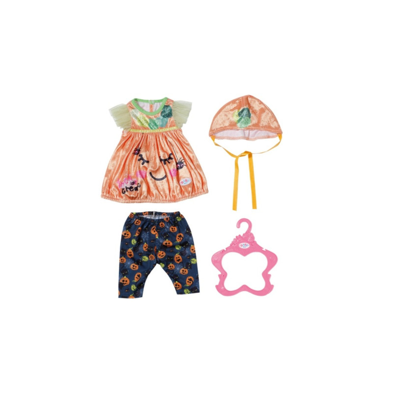 ZAPF Creation BABY born® Halloween Kürbiskleid, Puppenzubehör(43 cm)