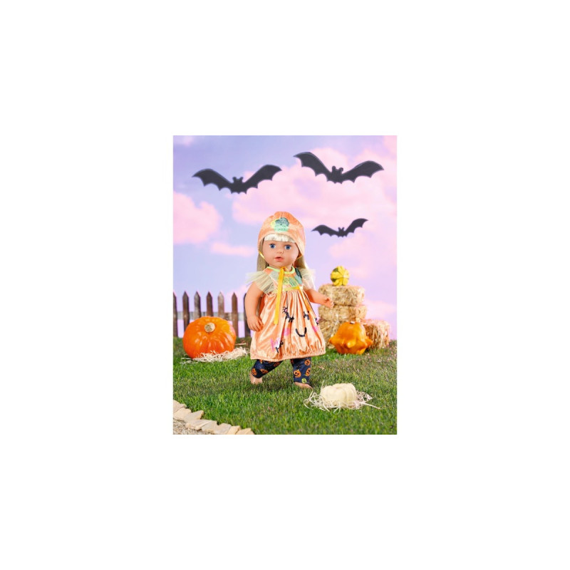 ZAPF Creation BABY born® Halloween Kürbiskleid, Puppenzubehör(43 cm)