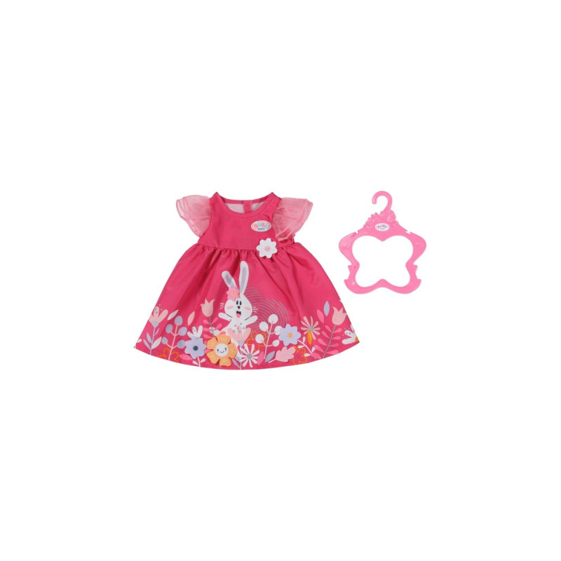 ZAPF Creation BABY born® Kleid Blümchen 43cm, Puppenzubehör(inklusive Kleiderbügel)