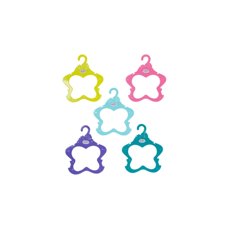 ZAPF Creation BABY born® Kleiderbügel 5er Pack 43cm, Puppenzubehör