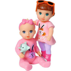 ZAPF Creation BABY born® Minis 2er Set Alex und Anna, Puppe