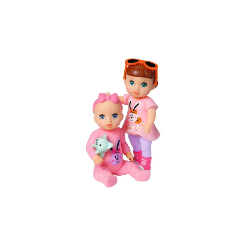 ZAPF Creation BABY born® Minis 2er Set Alex und Anna, Puppe