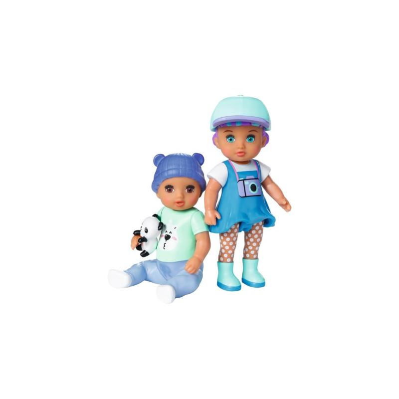 ZAPF Creation BABY born® Minis 2er Set Tom und Becky, Puppe