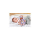 ZAPF Creation BABY born® Sleepy for babies purple 30cm, Puppe(mit Rassel im Inneren)