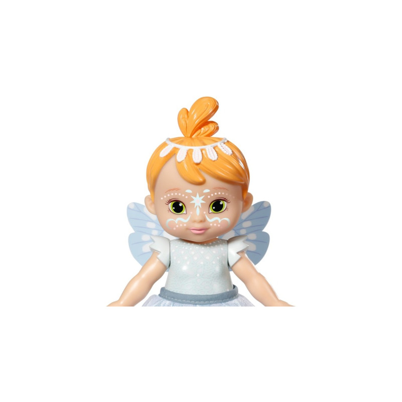 ZAPF Creation BABY born® Storybook Fairy Ice 18cm, Puppe(mit Zauberstab, Bühne, Kulisse und Bilderbüchlein)