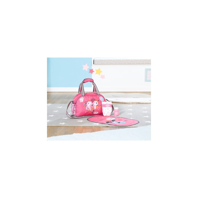 ZAPF Creation BABY born® Wickeltasche, Puppenzubehör(mit Wickelunterlage, Windel und Puderdose)