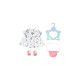 ZAPF Creation Baby Annabell® Kleid Set 43cm, Puppenzubehör(inklusive Kleiderbügel)