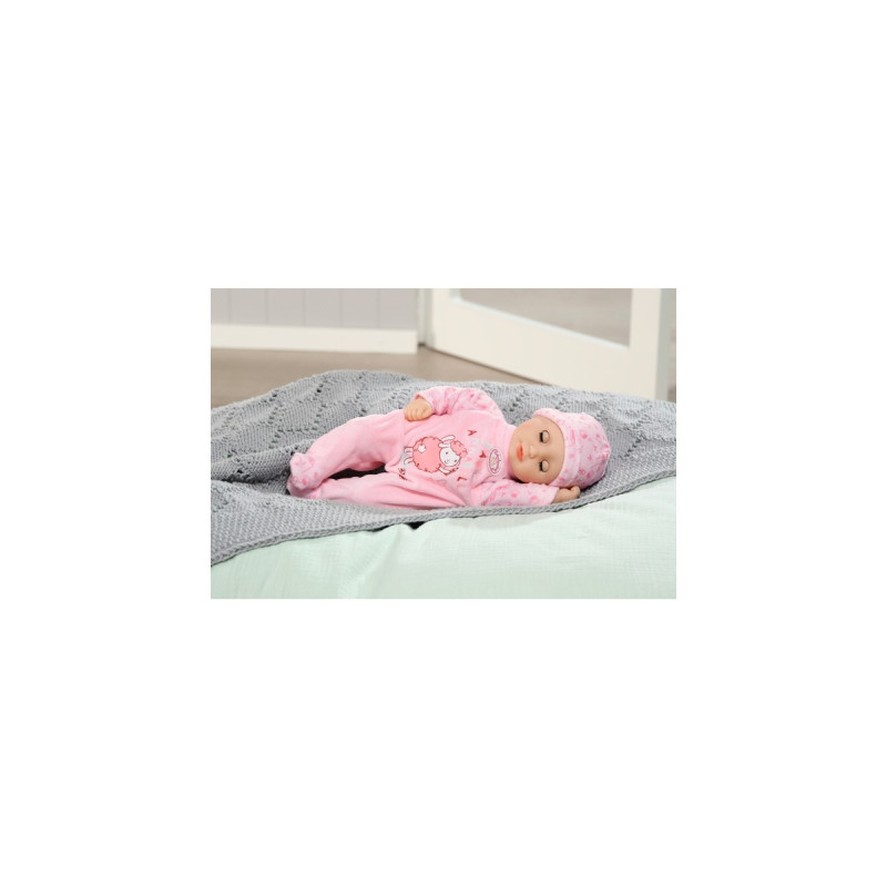 ZAPF Creation Baby Annabell® Little Annabell 36cm, Puppe(rosa, mit Schlafaugen, Strampler, Mütze und Trinkflasche)