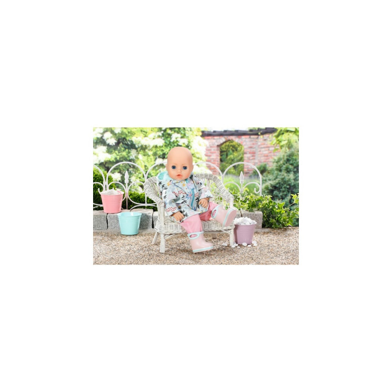 ZAPF Creation Baby Annabell® Regen Set 43cm, Puppenzubehör(Latzhose, Regenmantel und Stiefeln)