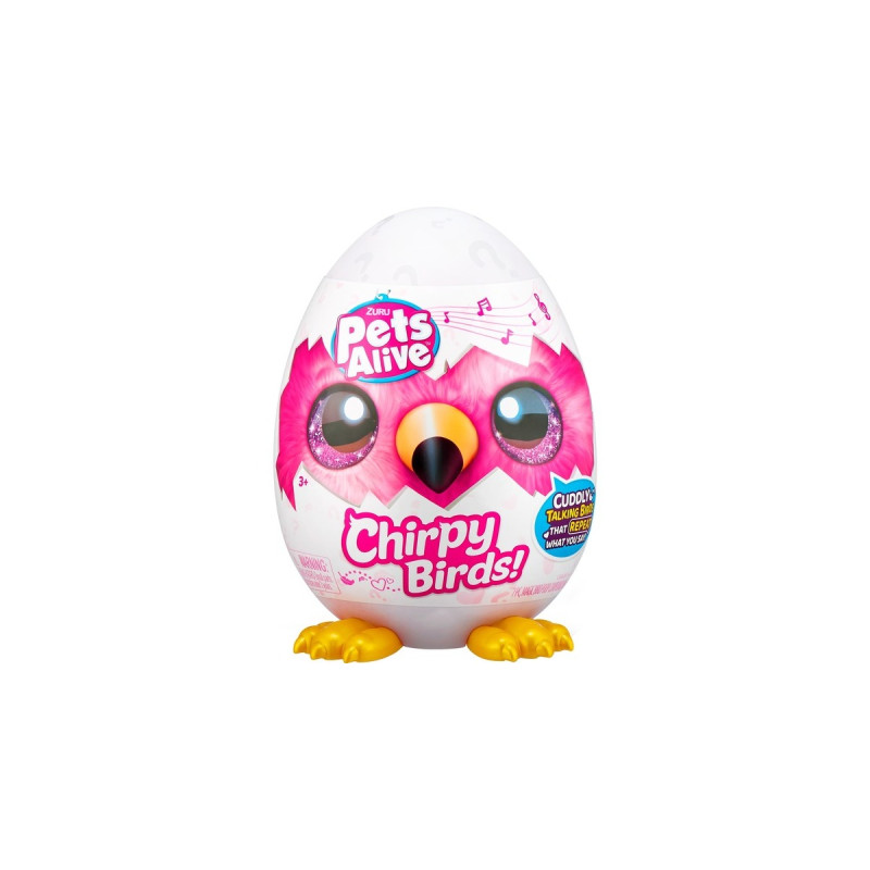 ZURU Pets Alive Chirpy Birds Serie 1, Kuscheltier(sortierter Artikel)