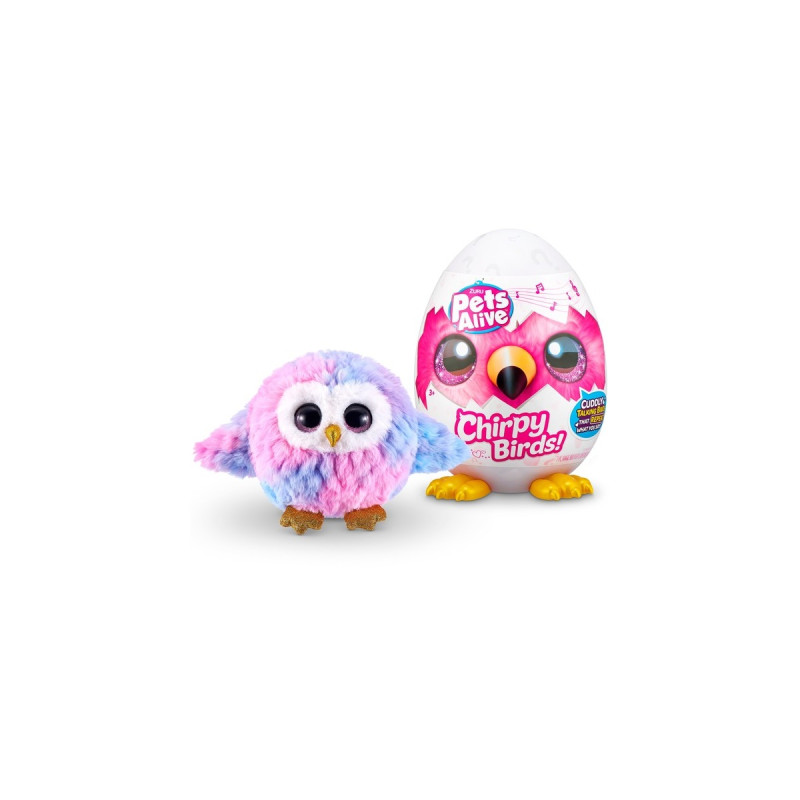ZURU Pets Alive Chirpy Birds Serie 1, Kuscheltier(sortierter Artikel)