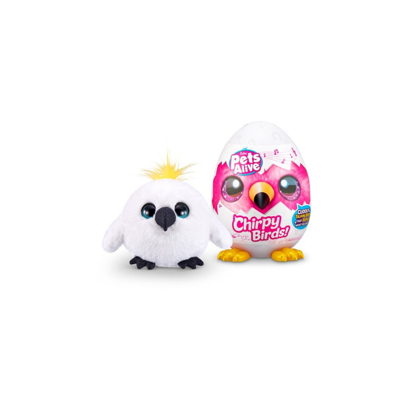 ZURU Pets Alive Chirpy Birds Serie 1, Kuscheltier(sortierter Artikel)
