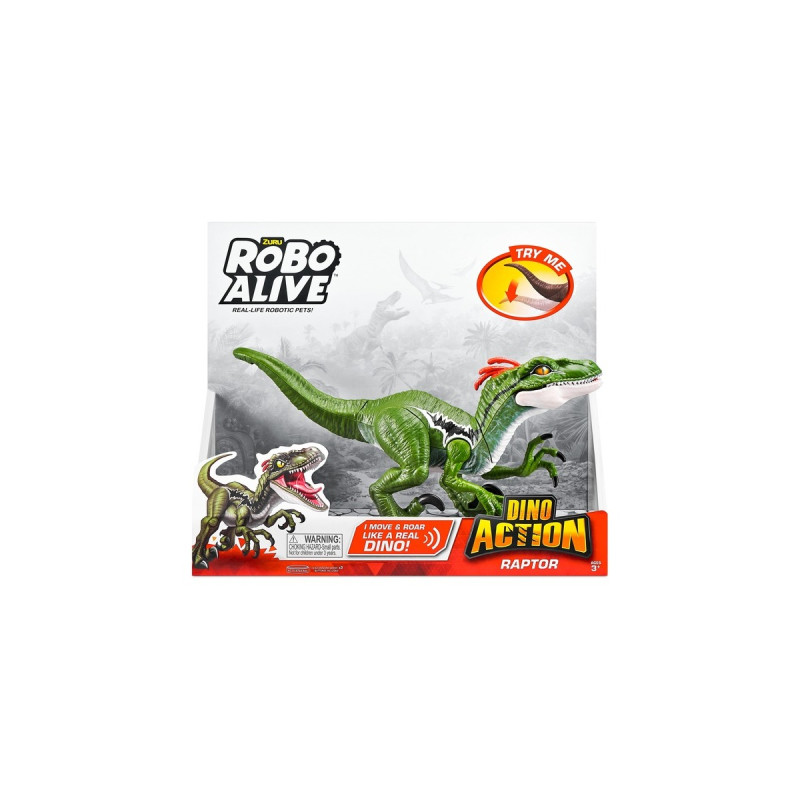 ZURU Robo Alive Dino Action Raptor, Spielfigur