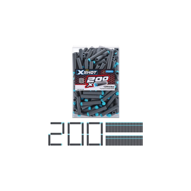 ZURU X-Shot 200er-Pack Refill Darts, Dartblaster