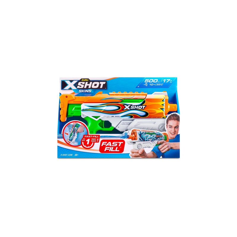 ZURU X-Shot Water Fast-Fill Skins - Hyperload Blazer, Wasserpistole