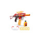 ZURU X-Shot - Hyper-Gel Blaster Trace Fire, Gel-Blaster(inkl. 10000 Gel-Kugeln)