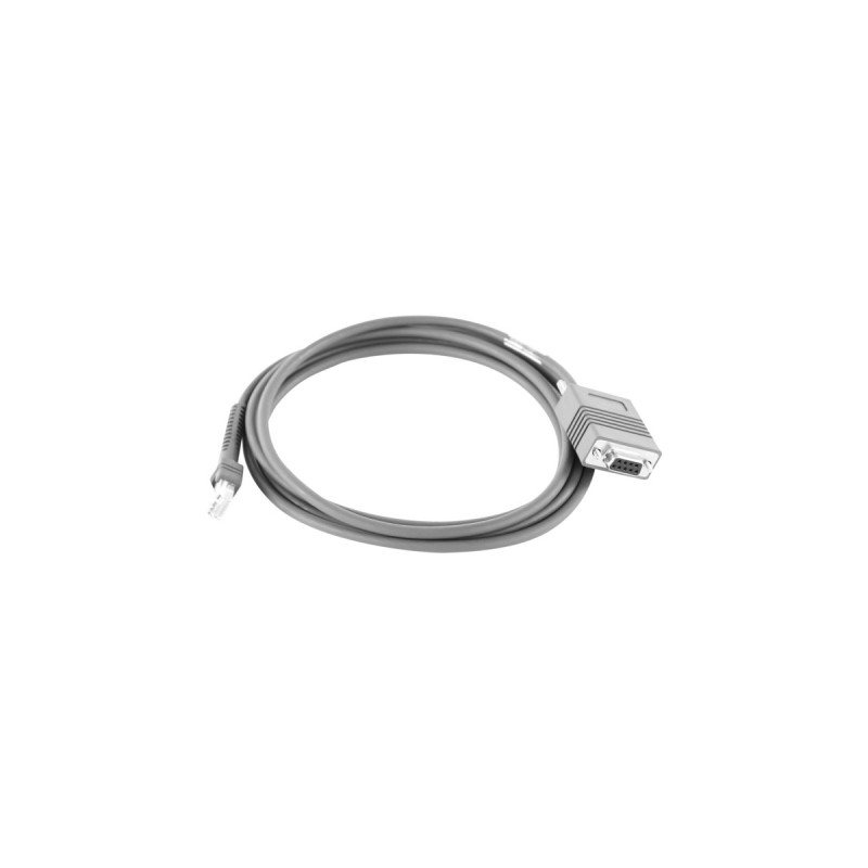 Zebra RS-232 Kabel CBA-R01-S07PBR, gerade(schwarz, 2,1 Meter)