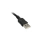Zebra USB Verbindungskabel CBA-U46-S07ZAR(grau, 2 Meter, gerade, für Barcodescanner)