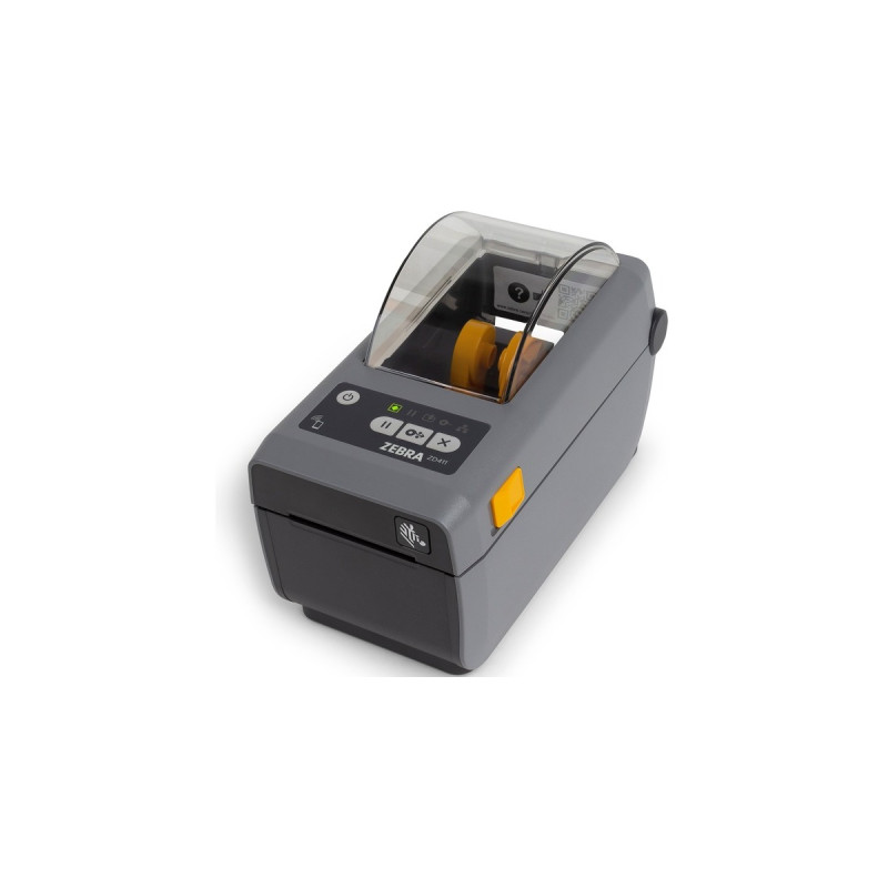 Zebra ZD411, Bondrucker(dunkelgrau, 203 dpi, Thermodirektdruck, Bluetooth (BLE), RTC, LAN)