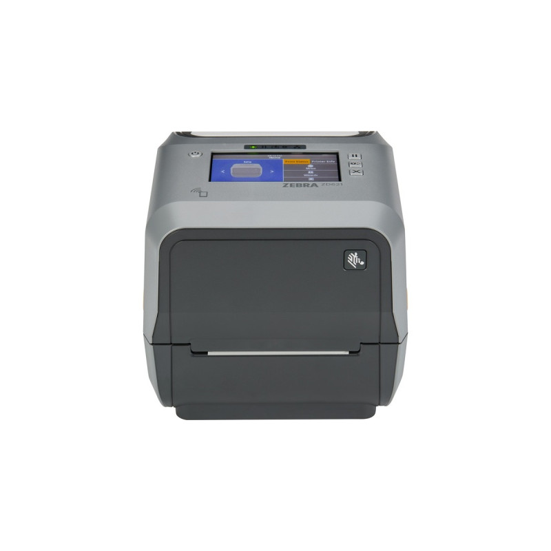 Zebra ZD621t, Etikettendrucker(grau/anthrazit, Thermotransferdruck, 300 dpi, USB, RS232, LAN, Bluetooth (BLE), Peeler)