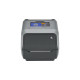 Zebra ZD621t, Etikettendrucker(grau/anthrazit, Thermotransferdruck, 300 dpi, USB, RS232, LAN, Bluetooth (BLE), mit Cutter)