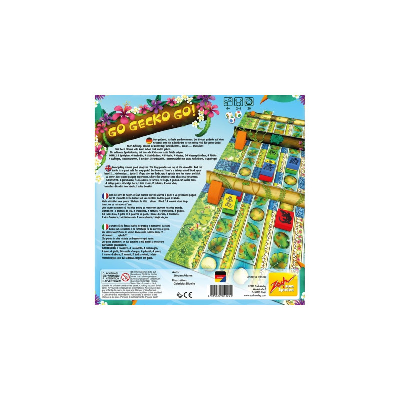 Zoch Go Gecko Go, Brettspiel