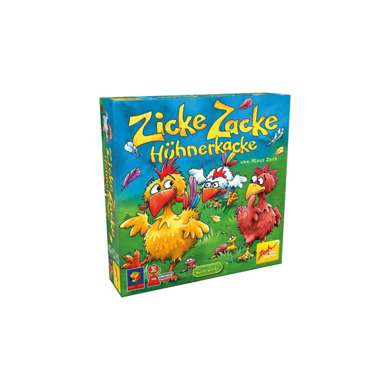 Zoch Zicke Zacke Hühnerkacke, Brettspiel(Sonderpreis Kinderspiel 1998)