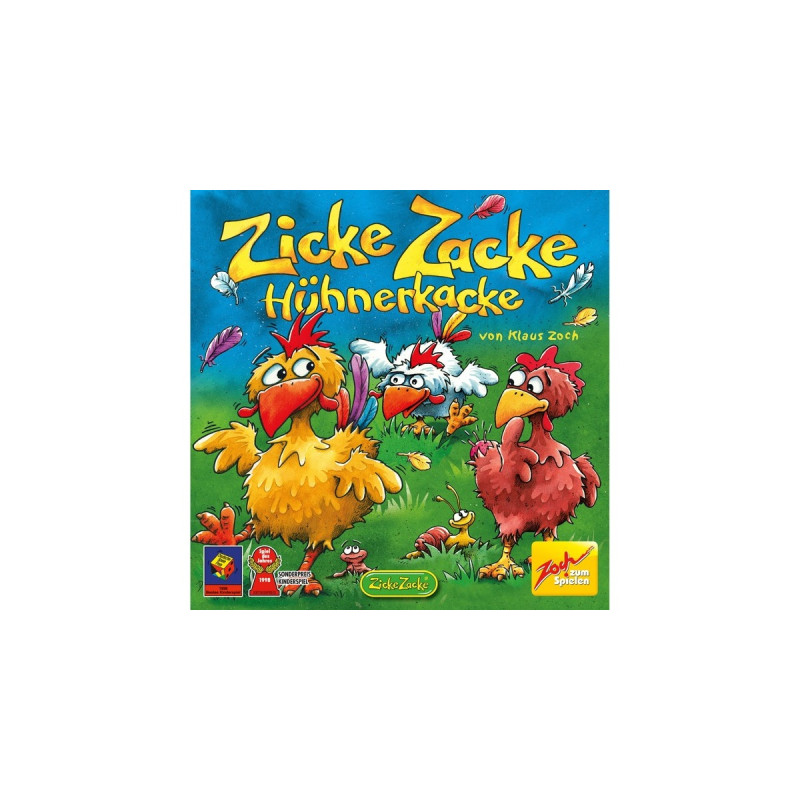 Zoch Zicke Zacke Hühnerkacke, Brettspiel(Sonderpreis Kinderspiel 1998)