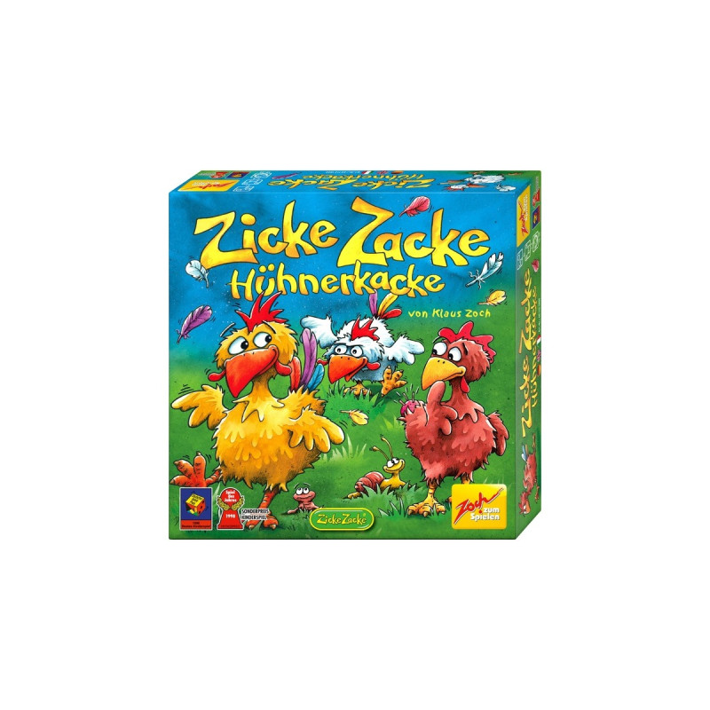 Zoch Zicke Zacke Hühnerkacke, Brettspiel(Sonderpreis Kinderspiel 1998)