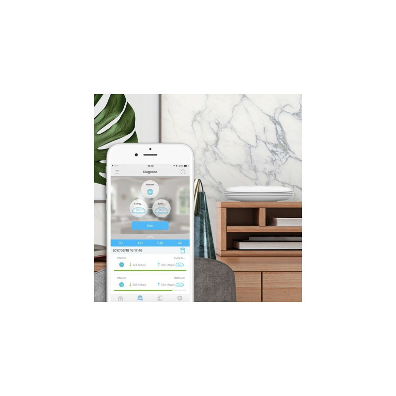 Zyxel WSQ50 Multy X AC3000 Tri-Band WLAN-System, Mesh Router(weiß, 2 Stück)