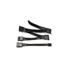 be quiet! 3x S-ATA + 1x HDD / FDD 70cm, Kabel(schwarz)