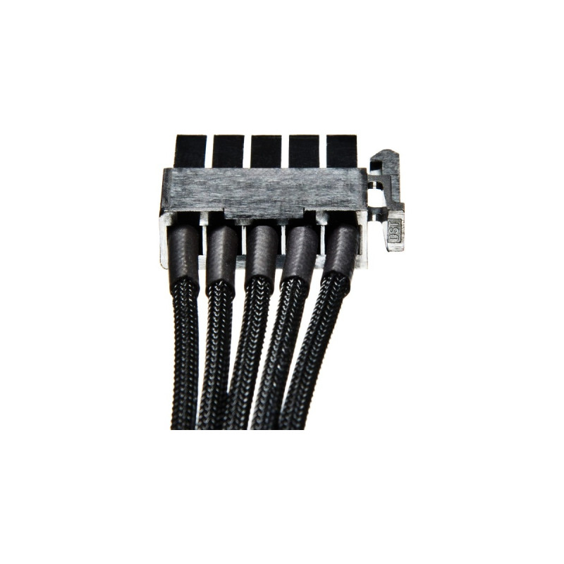 be quiet! 3x S-ATA + 1x HDD / FDD 70cm, Kabel(schwarz)