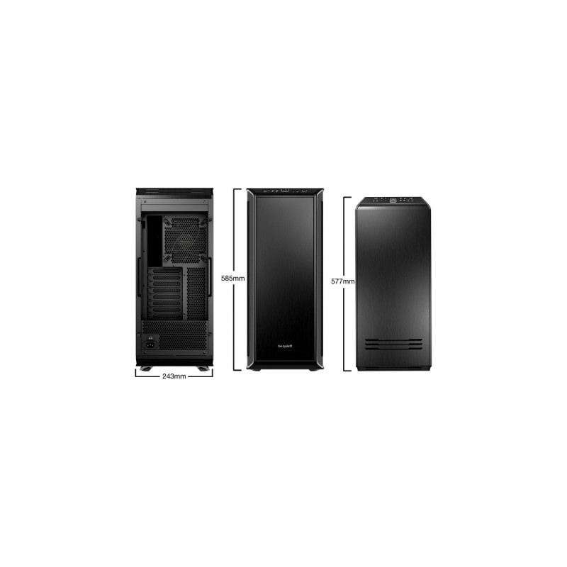 be quiet! DARK BASE 900, Big-Tower-Gehäuse(schwarz/silber)