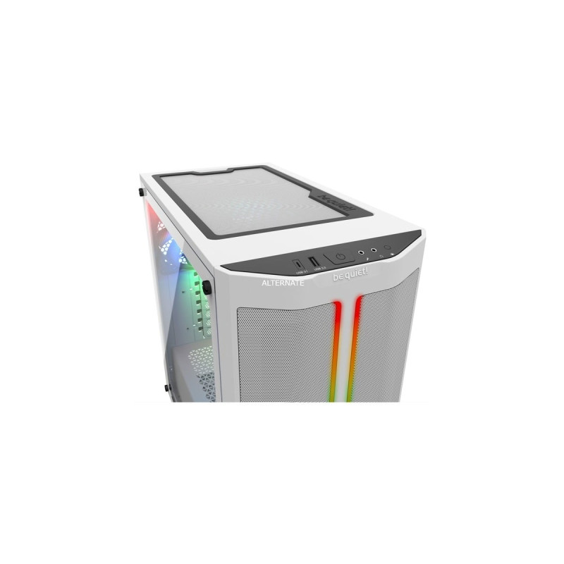 be quiet! PURE BASE 500DX Window, Tower-Gehäuse(weiß, Window-Kit, Outlet)