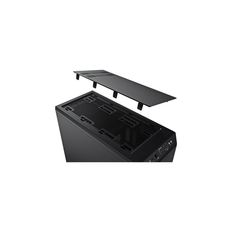 be quiet! PURE BASE 600, Tower-Gehäuse(schwarz/silber)