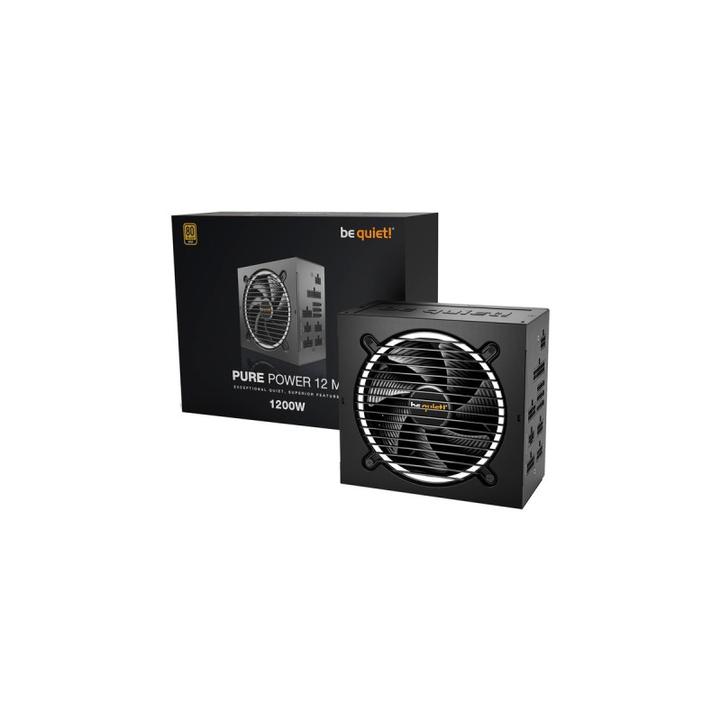 be quiet! Pure Power 12M 1200W, PC-Netzteil(schwarz, 5x PCIe, Kabel-Management, 1200 Watt)