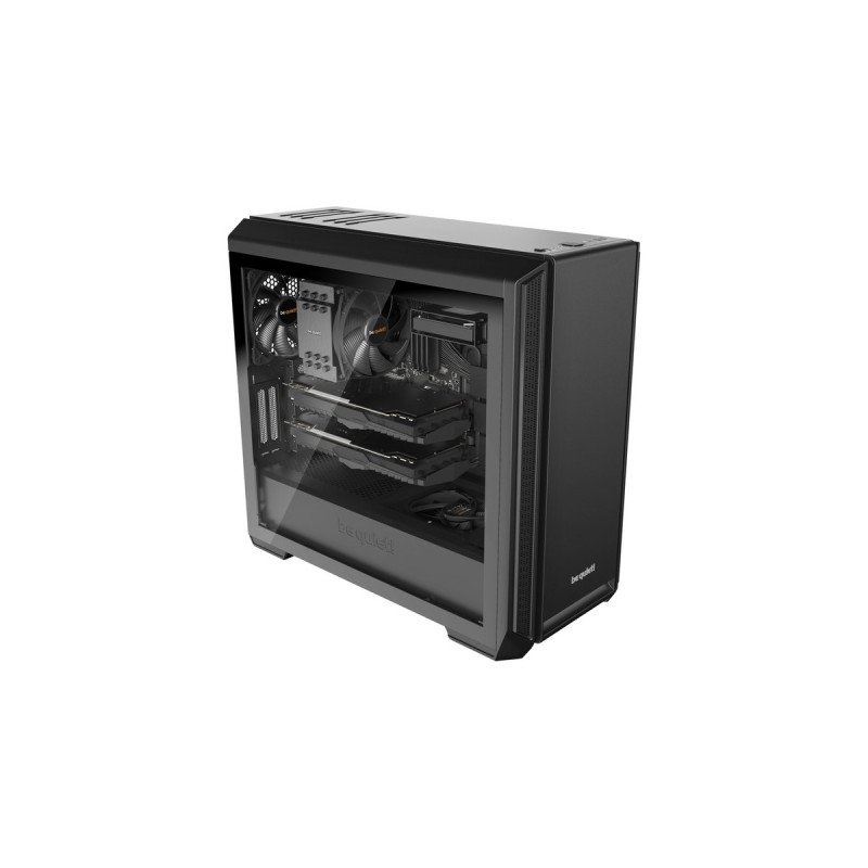 be quiet! SILENT BASE 601 Window Black, Tower-Gehäuse(schwarz, Tempered Glass)