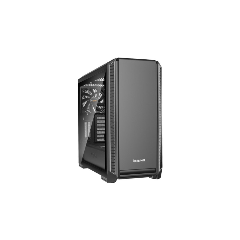 be quiet! SILENT BASE 601 Window Silver, Tower-Gehäuse(schwarz/silber, Tempered Glass)