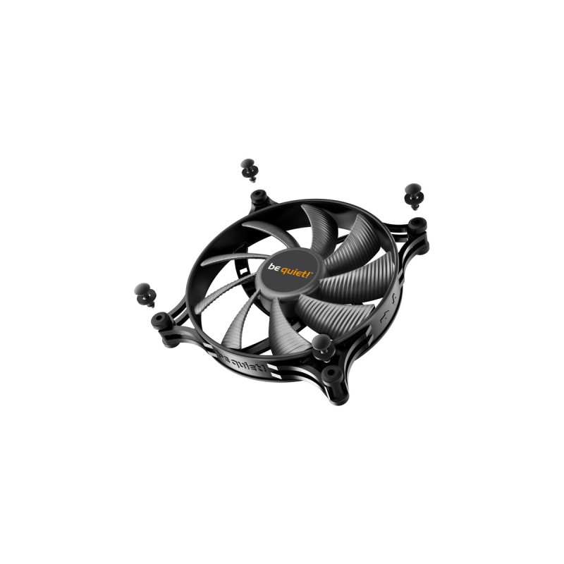 be quiet! Shadow Wings 2 140 mm, Gehäuselüfter(schwarz)