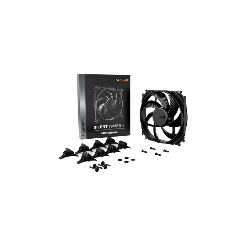 be quiet! Silent Wings 4 PWM 140x140x25, Gehäuselüfter(schwarz, Outlet)