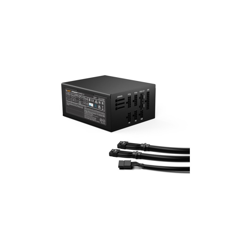 be quiet! Straight Power 12 Platinum 1200W ATX3.0, PC-Netzteil(schwarz, 2x 12VHPWR, 4x PCIe, Kabel-Management, 1200 Watt)