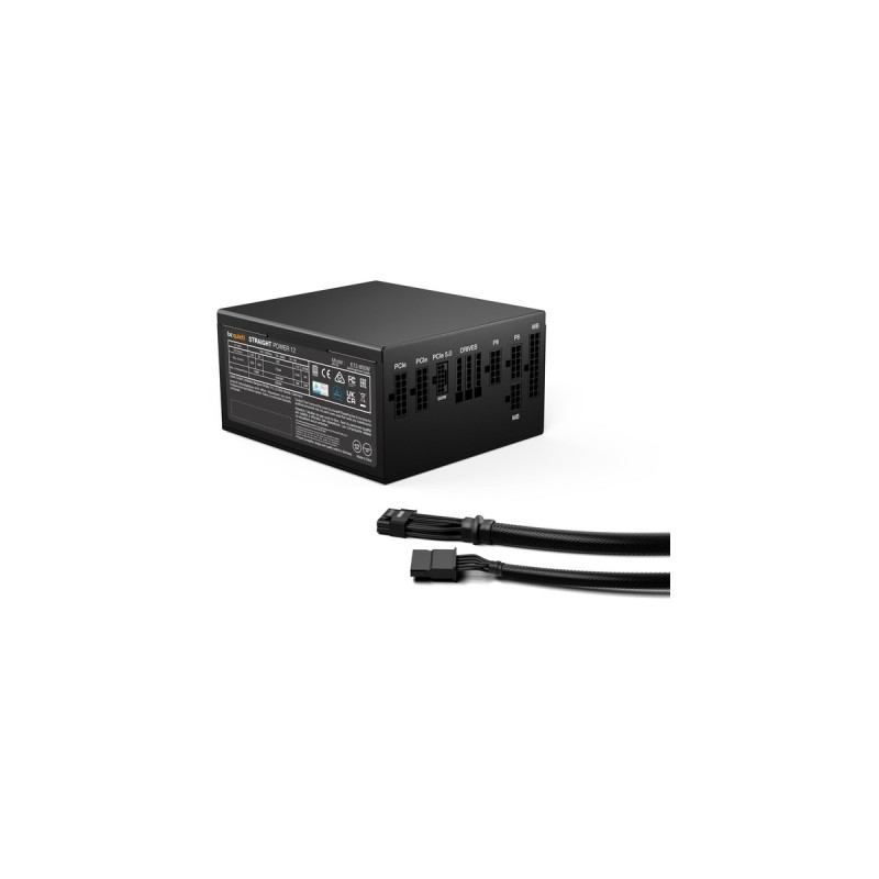 be quiet! Straight Power 12 Platinum 850W ATX3.0, PC-Netzteil(schwarz, 1x 12VHPWR, 4x PCIe, Kabel-Management, 850 Watt)