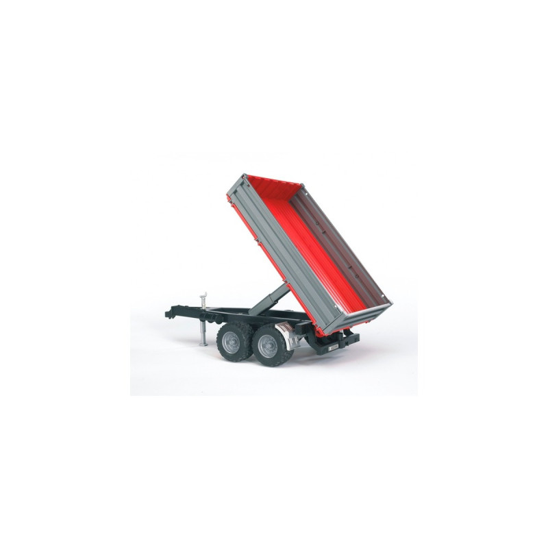 bruder Bordwandanhänger, Modellfahrzeug(grau/rot)