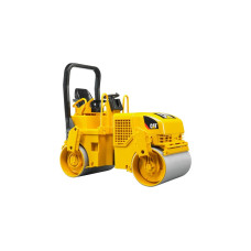 bruder CAT Tandem-Vibrationswalze, Modellfahrzeug(gelb/schwarz)