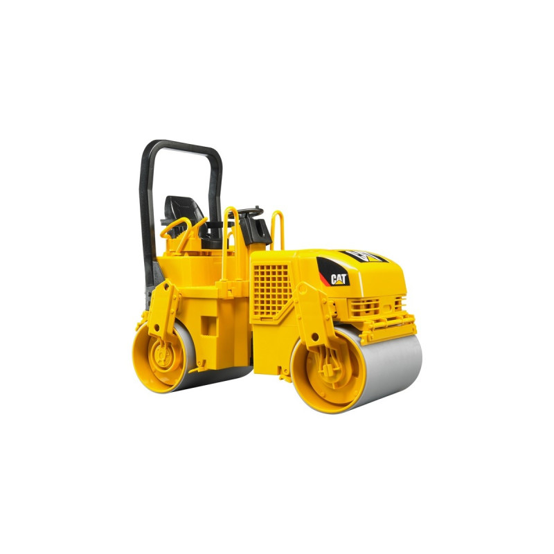 bruder CAT Tandem-Vibrationswalze, Modellfahrzeug(gelb/schwarz)