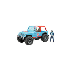 bruder Jeep Cross Country Racer mit Rennfahrer, Modellfahrzeug(blau)