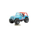 bruder Jeep Cross Country Racer mit Rennfahrer, Modellfahrzeug(blau)