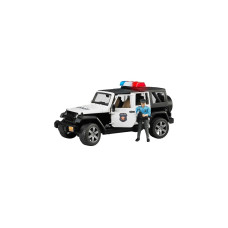 bruder Jeep Wrangler Unlimited Rubicon Polizeifahrzeug , Modellfahrzeug(mit Polizist )